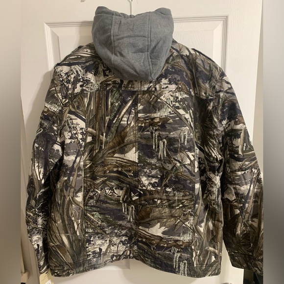 Levis Mens Sherpa Lined Real Tree Removable Hood Trucker Jacket NEW Sizes XL-XXL - Picture 10 of 12